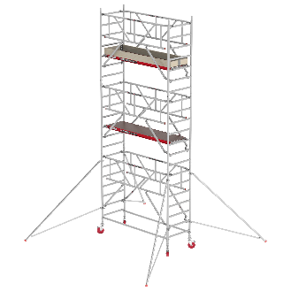 Altrex Fahrgerüst RS Tower 41 PLUS Aluminium mit Safe-Quick und Holz-Plattform 7,20m AH breit 0,90x2,45m-Beschreibung lesen