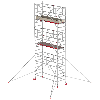 Altrex Fahrgerüst RS Tower 41 PLUS Aluminium mit Safe-Quick und Holz-Plattform 7,20m AH breit 0,90x1,85m Altrex Fahrgerüst RS Tower 41 PLUS Aluminium mit Safe-Quick und Holz-Plattform 7,20m AH breit 0,90x1,85m