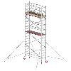 Altrex Fahrgerüst RS Tower 41 Alu mit Holz-Plattform 7,20m AH breit 0,75x1,85m