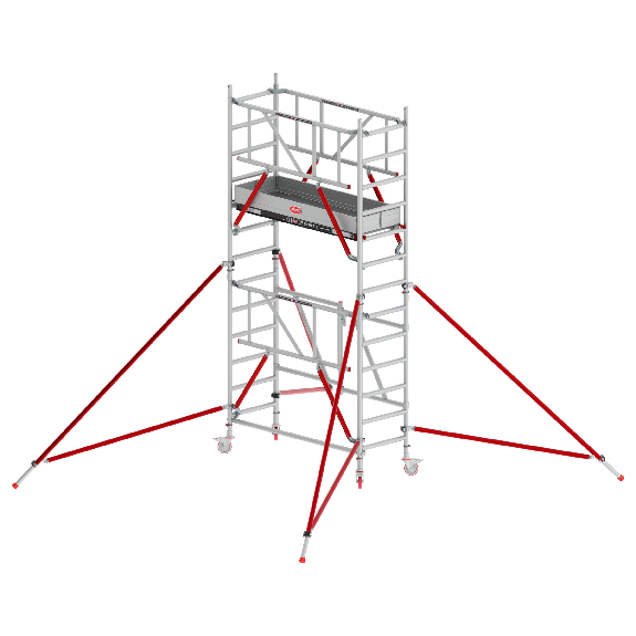 Altrex Klappgerüst RS Tower 54 Aluminium Fiber-Deck Plattform 0,75x1,85m mit Safe-Quick 4,8m AH Altrex Klappgerüst RS Tower 54 Aluminium Fiber-Deck Plattform 0,75x1,85m mit Safe-Quick 4,8m AH-Beschreibung lesen