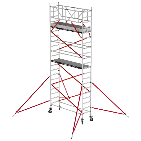 Altrex Fahrgerüst RS Tower 51 Aluminium mit Holz-Plattform 7,20m AH schmal 0,75x3,05m Altrex Fahrgerüst RS Tower 51 Aluminium mit Holz-Plattform 7,20m AH schmal 0,75x3,05m-Beschreibung lesen
