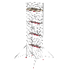 Altrex Fahrgerüst RS Tower 42 Aluminium mit Holz-Plattform 8,20m AH 1,35x2,45m Altrex Fahrgerüst RS Tower 42 Aluminium mit Holz-Plattform 8,20m AH 1,35x2,45m