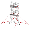 Altrex Fahrgerüst RS Tower 51-S Safe-Quick Aluminium mit Fiber-Deck Plattform 6,20m AH 0,75x1,85m Altrex Fahrgerüst RS Tower 51-S Safe-Quick Aluminium mit Fiber-Deck Plattform 6,20m AH 0,75x1,85m