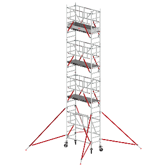 Altrex Klappgerüst RS Tower 54 Alu Fiber-Deck 0,75x1,85m mit Safe-Quick 8,8m AH-Beschreibung lesen
