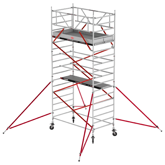 Altrex Fahrgerüst RS Tower 52 Aluminium mit Holz-Plattform 6,20m AH 1,35x1,85m-Beschreibung lesen