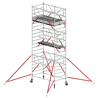 Altrex Fahrgerüst RS Tower 52-S Aluminium mit Safe-Quick und Fiber-Deck Plattform 7,20m AH 1,35x1,85m-Beschreibung lesen