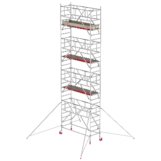 Altrex Fahrgerüst RS Tower 41 PLUS Aluminium mit Safe-Quick und Holz-Plattform 9,20m AH breit 0,90x1,85m-Beschreibung lesen