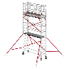 Altrex Fahrgerüst RS Tower 51 Aluminium mit Fiber-Deck Plattform 6,20m AH schmal 0,75x3,05m Altrex Fahrgerüst RS Tower 51 Aluminium mit Fiber-Deck Plattform 6,20m AH schmal 0,75x3,05m