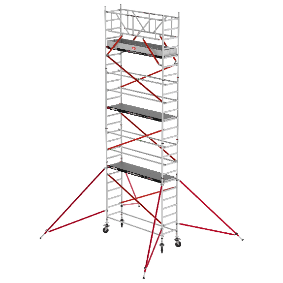 Altrex Fahrgerüst RS Tower 51 Aluminium mit Holz-Plattform 8,20m AH schmal 0,75x3,05m Altrex Fahrgerüst RS Tower 51 Aluminium mit Holz-Plattform 8,20m AH schmal 0,75x3,05m-Beschreibung lesen