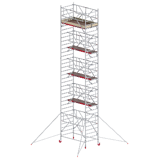 Altrex Fahrgerüst RS Tower 42-S Aluminium Safe-Quick mit Holz-Plattform 9,20m AH 1,35x2,45m-Beschreibung lesen