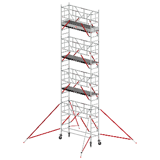 Altrex Fahrgerüst RS Tower 51-S Safe-Quick Aluminium mit Fiber-Deck Plattform 9,20m AH 0,75x1,85m-Beschreibung lesen