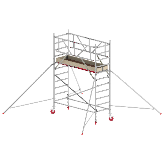 Altrex Fahrgerüst RS Tower 41 PLUS Aluminium ohne Safe-Quick mit Holz-Plattform 4,20m AH breit 0,90x1,85m-Beschreibung lesen