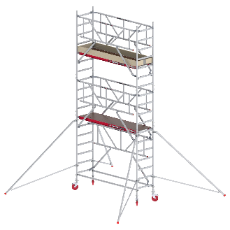 Altrex Fahrgerüst RS Tower 41-S Aluminium mit Safe-Quick und Holz-Plattform 6,20m AH 0,75x1,85m-Beschreibung lesen