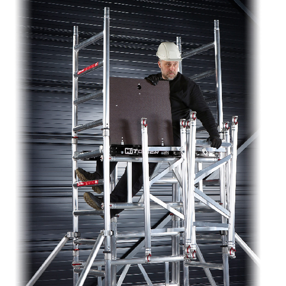 Altrex MiTower 1-Personen-Gerüst Aluminium mit Fiber-Deck Plattform 0,75x1,27m 4,20m AH Altrex MiTower 1-Personen-Gerüst Aluminium mit Fiber-Deck Plattform 0,75x1,27m 4,20m AH-Beschreibung lesen