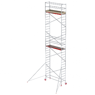 Altrex Fahrgerüst RS Tower 41 PLUS Aluminium ohne Safe-Quick mit Holz-Plattform 10,20m AH breit 0,90x2,45m-Beschreibung lesen