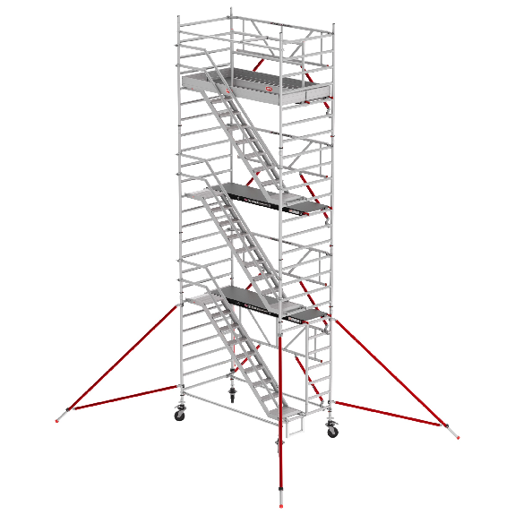 Altrex Treppengerüst RS Tower 53-S Aluminium Safe-Quick mit Fiber-Deck Plattform 8,20m AH 1,35x1,85m-Beschreibung lesen