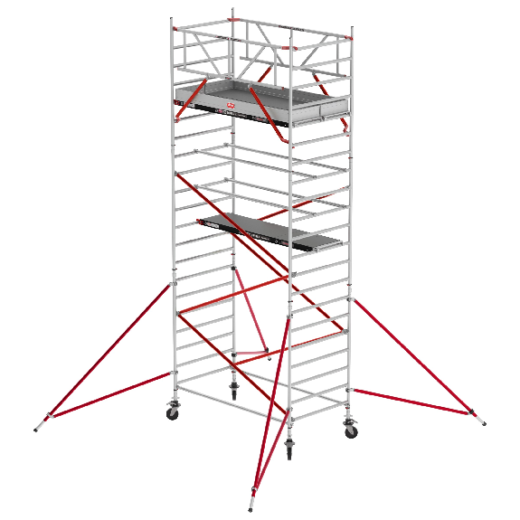 Altrex Fahrgerüst RS Tower 52 Aluminium mit Holz-Plattform 7,20m AH 1,35x1,85m-Beschreibung lesen