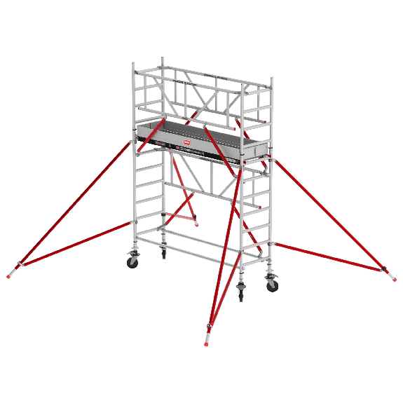 Altrex Fahrgerüst RS Tower 51-S Safe-Quick Aluminium mit Holz-Plattform 4,20m AH 0,75x2,45m-Beschreibung lesen