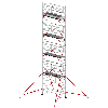 Altrex Fahrgerüst RS Tower 51-S Safe-Quick Aluminium mit Fiber-Deck Plattform 10,20m AH 0,75x3,05m