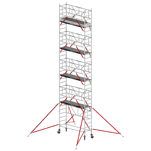 Altrex Fahrgerüst RS Tower 51-S Safe-Quick Aluminium mit Fiber-Deck Plattform 10,20m AH 0,75x3,05m-Beschreibung lesen