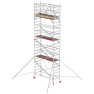 Altrex Fahrgerüst RS Tower 41 PLUS Aluminium ohne Safe-Quick mit Holz-Plattform 8,20m AH breit 0,90x2,45m-Beschreibung lesen