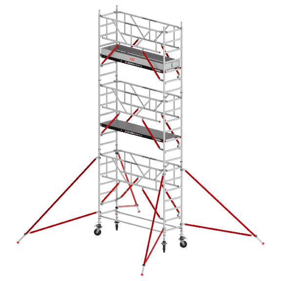 Altrex Fahrgerüst RS Tower 51-S Safe-Quick Aluminium mit Fiber-Deck Plattform 7,20m AH 0,75x2,45m-Beschreibung lesen
