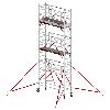 Altrex Fahrgerüst RS Tower 51-S Safe-Quick Aluminium mit Fiber-Deck Plattform 7,20m AH 0,75x2,45m