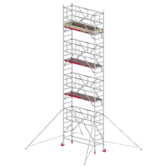 Altrex Fahrgerüst RS Tower 41-S Aluminium mit Safe-Quick und Holz-Plattform 9,20m AH 0,75x1,85m-Beschreibung lesen