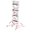 Altrex Fahrgerüst RS Tower 51 Plus Aluminium 0,90m breiter Rahmen mit Holz-Plattform 10,20m AH 0,90x2,45m