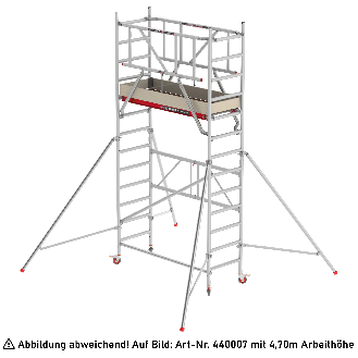 Altrex Fahrgerüst RS Tower 44-POWER Alu mit Holz-Plattform 3,80m AH 0,75x1,85m-Beschreibung lesen
