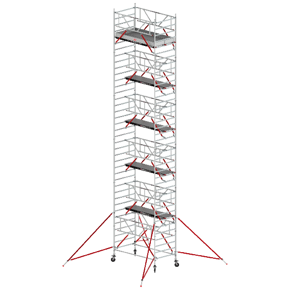 Altrex Fahrgerüst RS Tower 52-S Aluminium mit Safe-Quick und Holz-Plattform 12,20m AH 1,35x2,45m-Beschreibung lesen