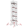 Altrex Fahrgerüst RS Tower 52-S Aluminium mit Safe-Quick und Holz-Plattform 12,20m AH 1,35x2,45m