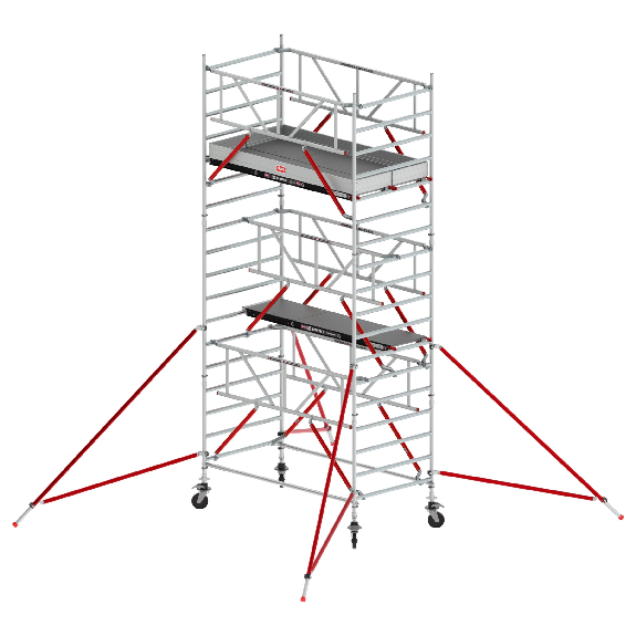Altrex Fahrgerüst RS Tower 52-S Aluminium mit Safe-Quick und Holz-Plattform 6,20m AH 1,35x2,45m-Beschreibung lesen