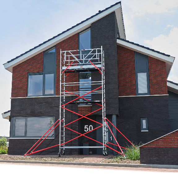 Altrex Fahrgerüst RS Tower 51 Plus Aluminium 0,90m breiter Rahmen mit Fiber-Deck Plattform 9,20m AH 0,90x3,05m-Beschreibung lesen