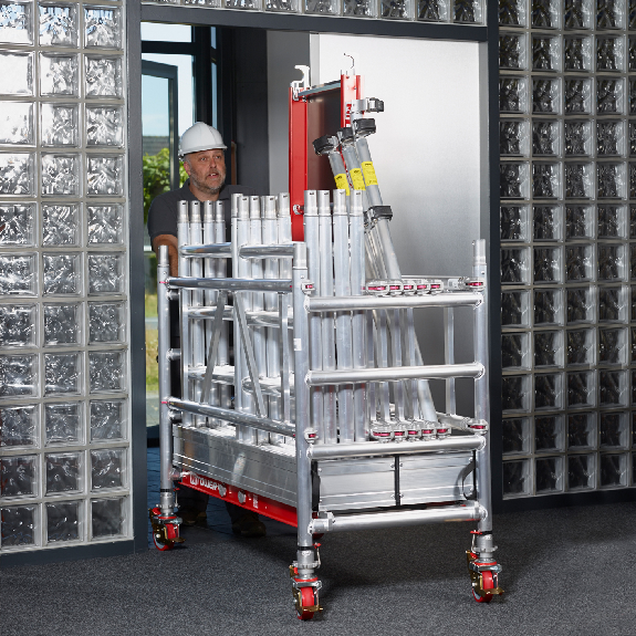 Altrex MiTower PLUS Fahrgerüst Safe-Quick2 Geländer 1-Person-Aufbau Aluminium mit breiter Fiber-Deck Plattform 0,75x1,72m 7,20m AH Altrex MiTower PLUS Fahrgerüst Safe-Quick2 Geländer 1-Person-Aufbau Aluminium mit breiter Fiber-Deck Plattform 0,75x1,72m 7,20m AH-Beschreibung lesen