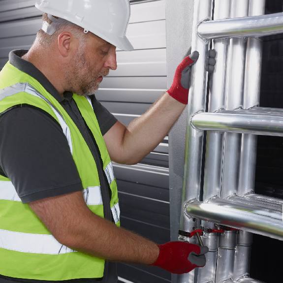 Altrex MiTower PLUS Fahrgerüst Safe-Quick2 Geländer 1-Person-Aufbau Aluminium mit breiter Fiber-Deck Plattform 0,75x1,72m 7,20m AH Altrex MiTower PLUS Fahrgerüst Safe-Quick2 Geländer 1-Person-Aufbau Aluminium mit breiter Fiber-Deck Plattform 0,75x1,72m 7,20m AH-Beschreibung lesen