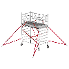Altrex Fahrgerüst RS Tower 52 Aluminium mit Fiber-Deck Plattform 4,20m AH 1,35x1,85m