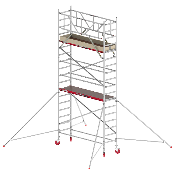 Altrex Fahrgerüst RS Tower 41 Alu mit Holz-Plattform 6,20m AH breit 0,75x2,45m Altrex Fahrgerüst RS Tower 41 Alu mit Holz-Plattform 6,20m AH breit 0,75x2,45m-Beschreibung lesen