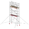 Altrex Fahrgerüst RS Tower 41 Alu mit Holz-Plattform 6,20m AH breit 0,75x2,45m Altrex Fahrgerüst RS Tower 41 Alu mit Holz-Plattform 6,20m AH breit 0,75x2,45m