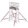Altrex Klappgerüst RS Tower 54 Aluminium Fiber-Deck Plattform 0,75x1,85m ohne Safe-Quick 5,8m AH Altrex Klappgerüst RS Tower 54 Aluminium Fiber-Deck Plattform 0,75x1,85m ohne Safe-Quick 5,8m AH