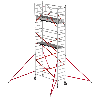 Altrex Fahrgerüst RS Tower 51 Plus Aluminium 0,90m breiter Rahmen mit Fiber-Deck Plattform 7,20m AH 0,90x1,85m