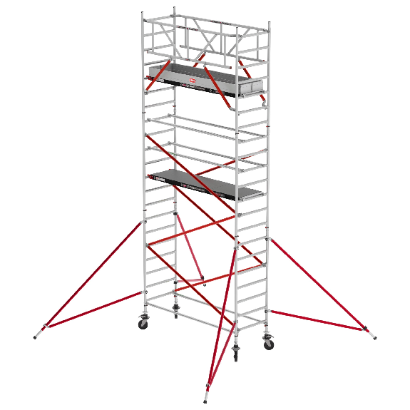 Altrex Fahrgerüst RS Tower 51 Plus Aluminium 0,90m breiter Rahmen mit Fiber-Deck Plattform 7,20m AH 0,90x1,85m-Beschreibung lesen