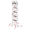 Altrex Fahrgerüst RS Tower 52 Aluminium mit Holz-Plattform 13,20m AH 1,35x2,45m