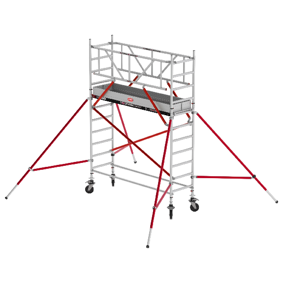 Altrex Fahrgerüst RS Tower 51 Aluminium mit Holz-Plattform 4,20m AH schmal 0,75x3,05m-Beschreibung lesen