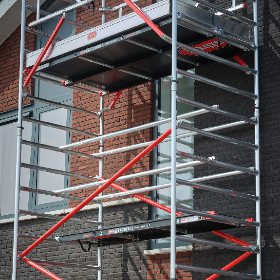 Altrex Fahrgerüst RS Tower 52 Aluminium mit Holz-Plattform 12,20m AH 1,35x1,85m-Beschreibung lesen