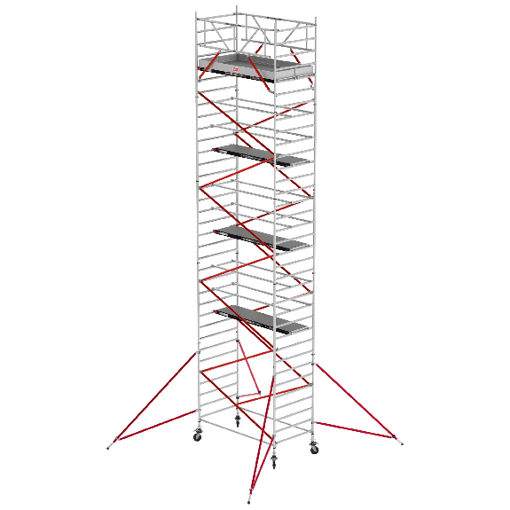 Altrex Fahrgerüst RS Tower 52 Aluminium mit Holz-Plattform 12,20m AH 1,35x1,85m-Beschreibung lesen