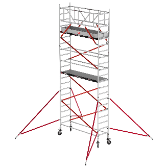 Altrex Fahrgerüst RS Tower 51 Aluminium mit Fiber-Deck Plattform 7,20m AH schmal 0,75x1,85m-Beschreibung lesen