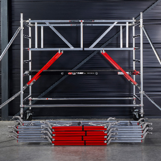 Altrex Fahrgerüst RS Tower 52-S Aluminium mit Safe-Quick und Holz-Plattform 9,20m AH 1,35x2,45m-Beschreibung lesen