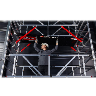 Altrex Fahrgerüst RS Tower 52-S Aluminium mit Safe-Quick und Holz-Plattform 9,20m AH 1,35x2,45m-Beschreibung lesen