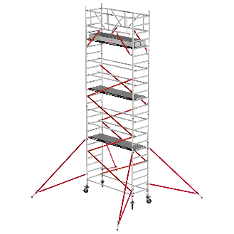 Altrex Fahrgerüst RS Tower 51 Plus Aluminium 0,90m breiter Rahmen mit Fiber-Deck Plattform 8,20m AH 0,90x3,05m-Beschreibung lesen